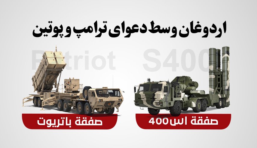 اینفوگرافیک/ اردوغان وسط دعوای ترامپ و پوتین
