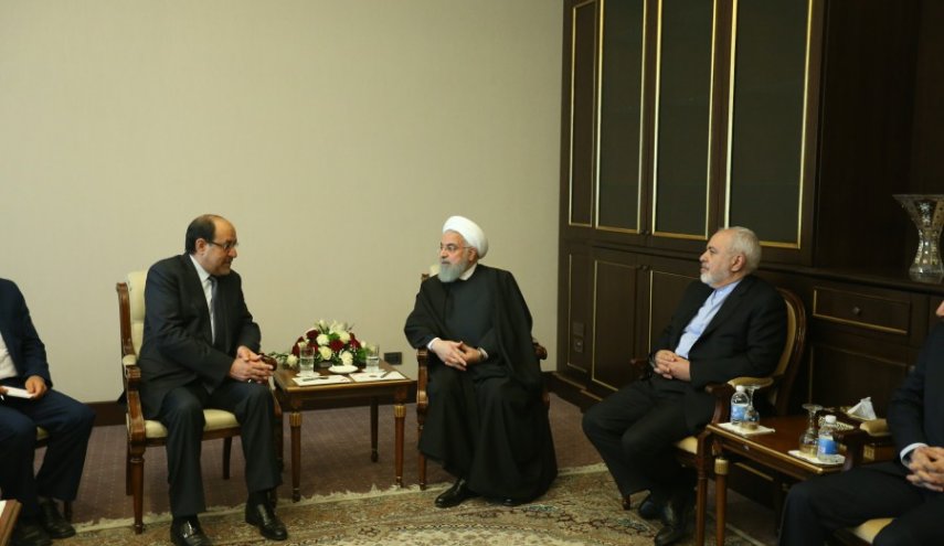 نوری مالکی و حیدرالعبادی با روحانی دیدار کردند