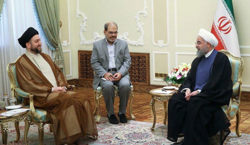دیدار عمار حکیم با روحانی