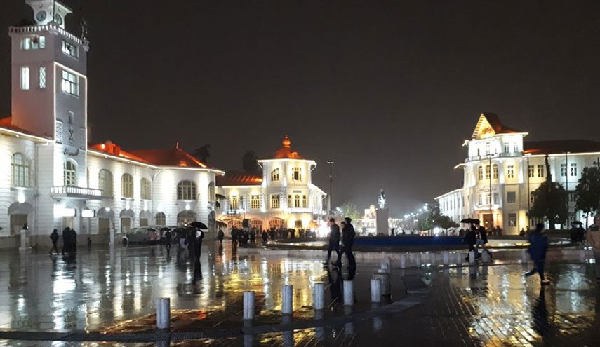 برف و باران در راه گیلان