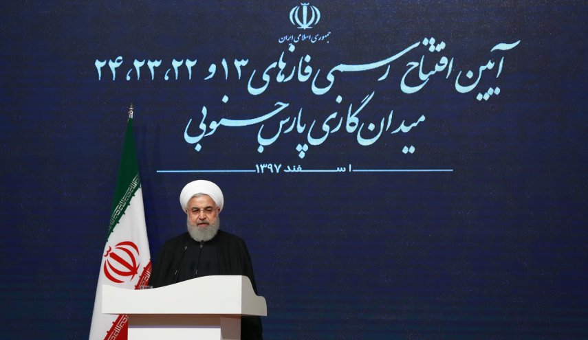 با این ۴ فاز، روزانه ۱۰۰ میلیون متر مکعب بر تولید گاز افزوده شد/ تحریم قبل از هر چیز، جنگ روانی است/ ایران خواستار روابطی مثل عراق، روسیه و ترکیه با سایر همسایگان است
