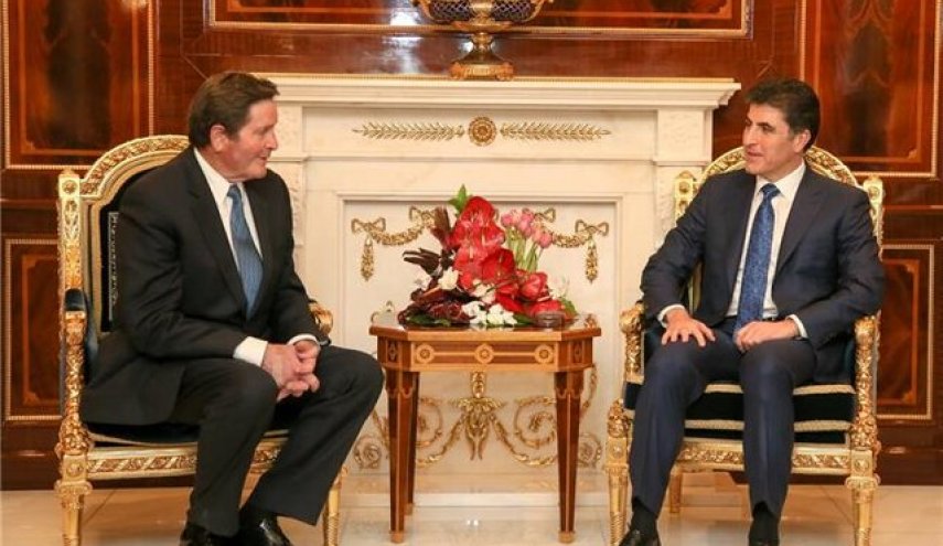 نیچروان بارزانی با هیئت آمریکایی گفتگو کرد