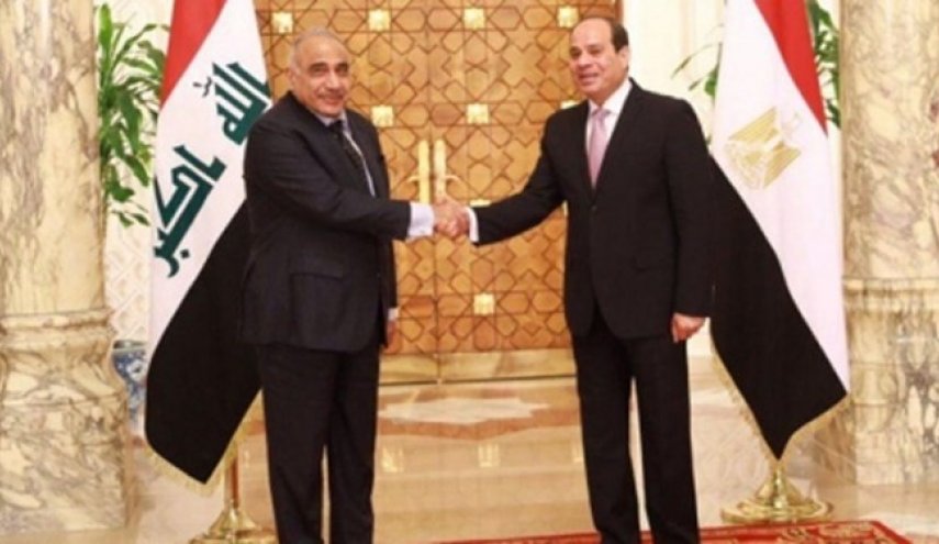 دیدار نخست‌وزیر عراق با رئیس‌جمهور مصر
