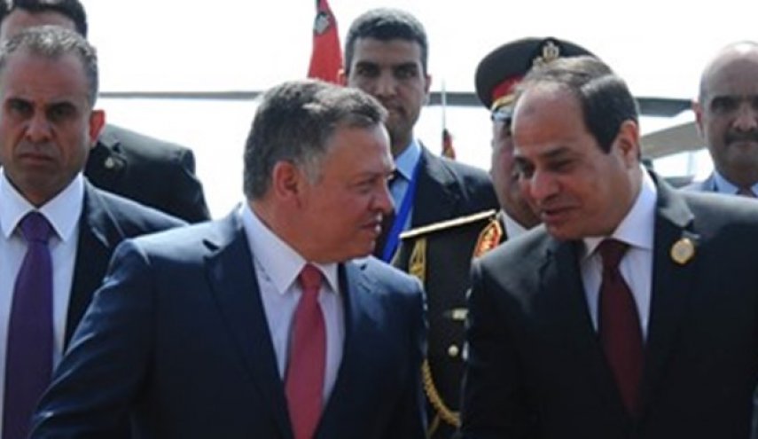 شاه اردن وارد قاهره شد
