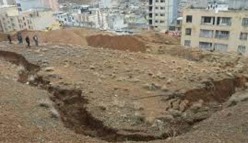 رانش زمین در جاده کن - سولقان
