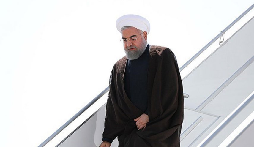  روحانی وارد استان گلستان شد