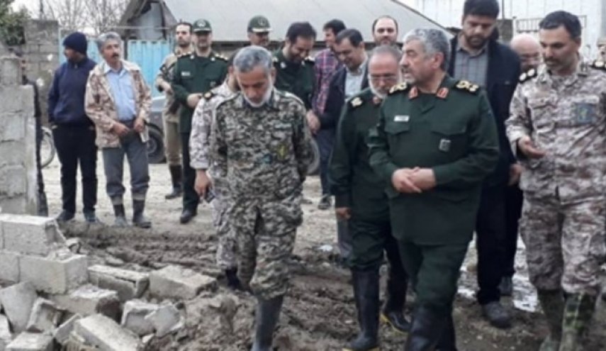 برقراری ارتباط گرگان به گمیشان با نصب 18 پل ساخته شده توسط سپاه
