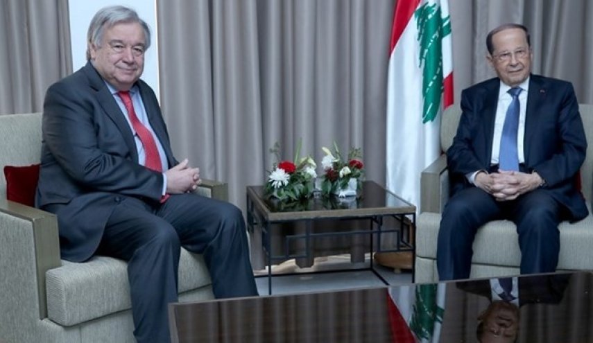 میشل عون از سازمان ملل خواست از تجاوزات صهیونیست‌ها به لبنان ممانعت کند
