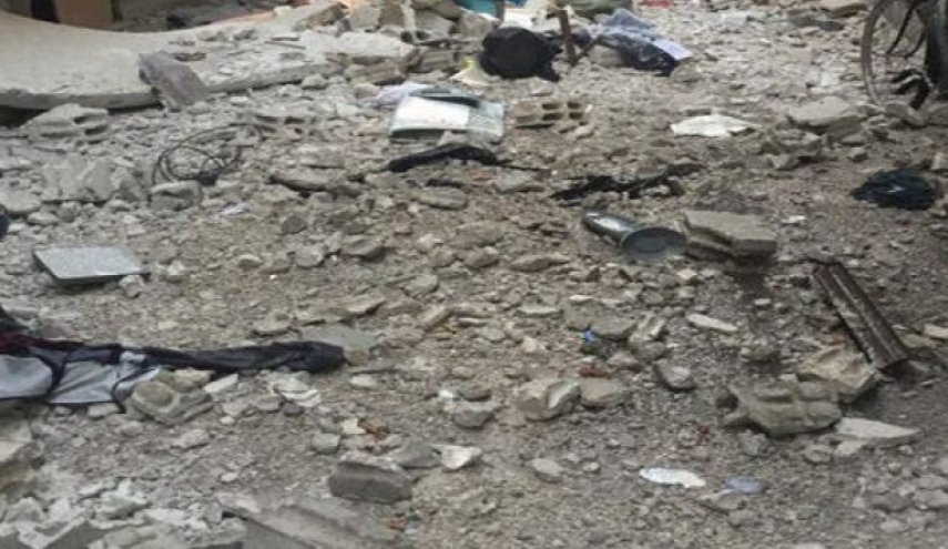 الارهابيون يعتدون بالقذائف على منطقة المشاريع بريف حماة الشمالي
