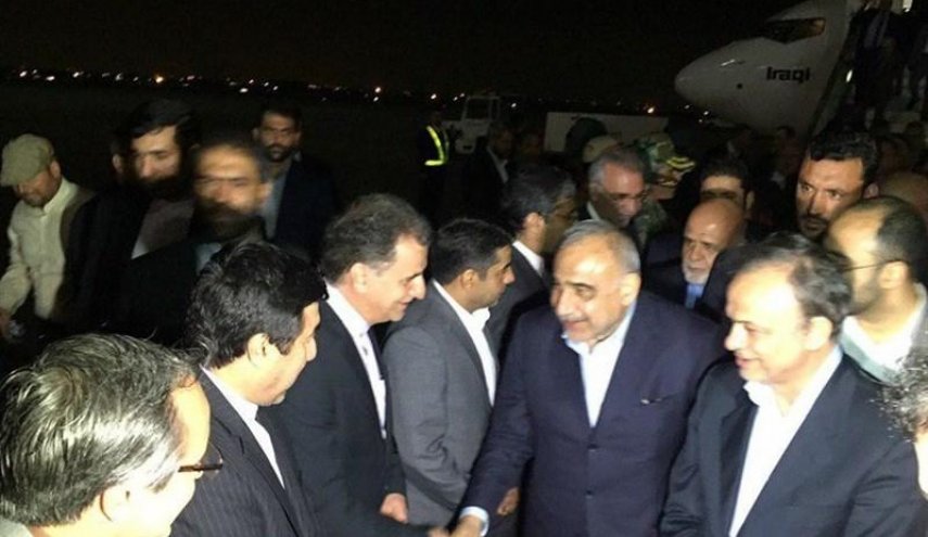 عبدالمهدی وارد مشهدمقدس شد
