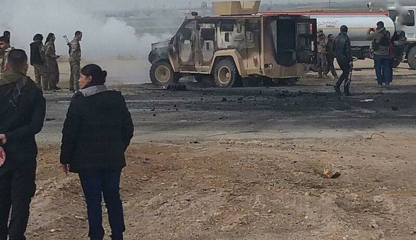 حمله انتحاری به نیروهای گشت ائتلاف آمریکایی در سوریه