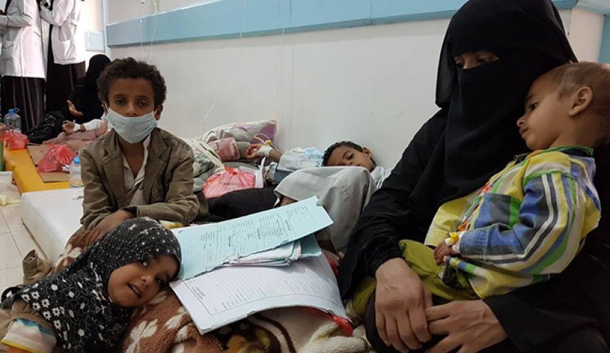 آغاز موج جدید «وبا» در یمن به دلیل محاصره سعودی
