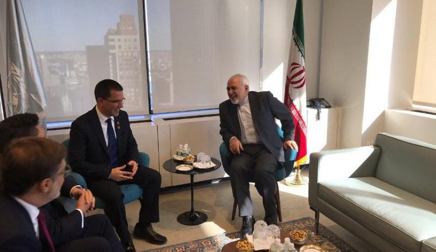 دیدار و گفت وگوی وزیر خارجه ونزوئلا و ظریف 