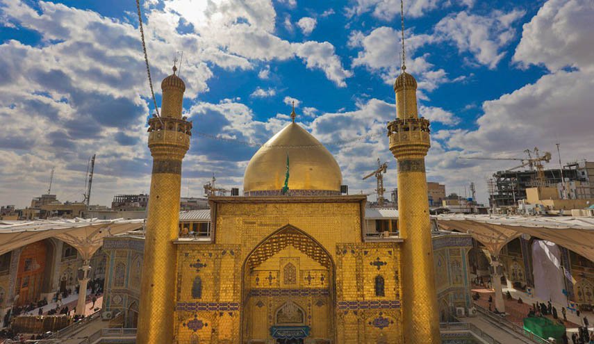 عکس/ افطاری در حرم مطهر علوی