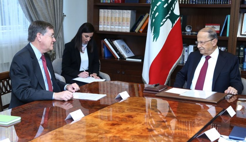 عون: ترسیم خطوط مرزی جنوب لبنان ثبات در منطقه را تقویت می کند
