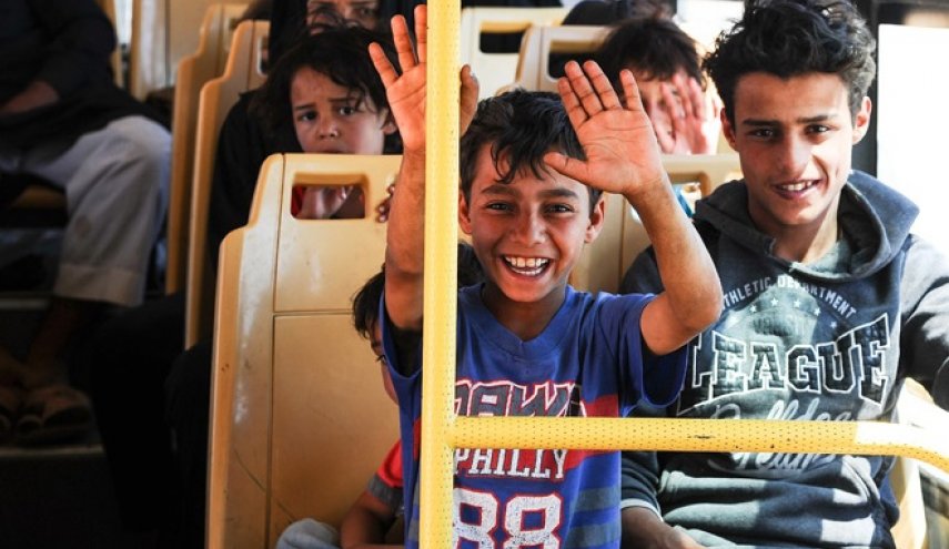 خروج دفعة جديدة من المهجرين السوريين من 