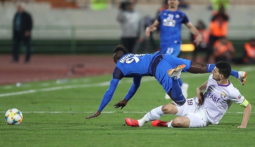 برتری 2 بر 1 استقلال مقابل العین امارات