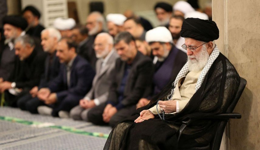 مراسم سوگواری مولای متقیان امام علی(ع) در حضور رهبر معظم انقلاب
