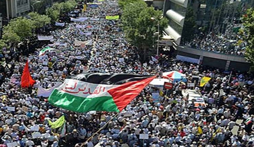حماسه بزرگ راهپیمایی روز قدس در قاب تلویزیون 