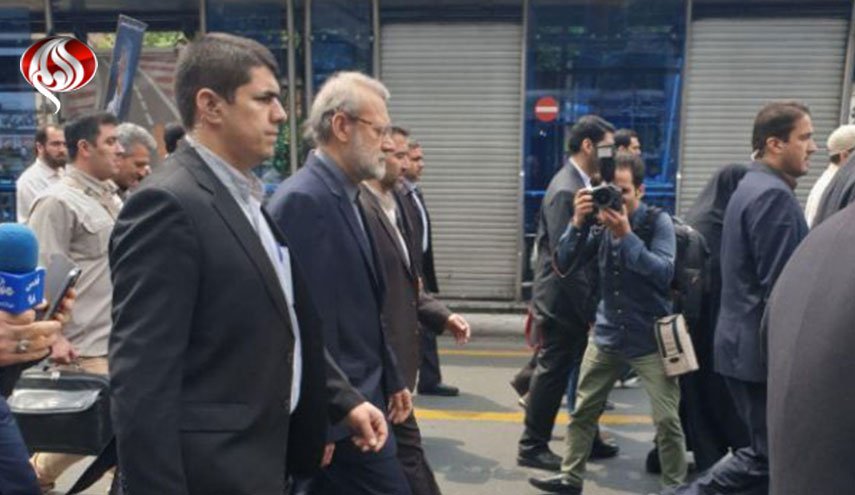 لاریجانی:‌ حضور آمریکا در منطقه برای سرکوب مسلمانان باعث تقویت جریان مقاومت شد