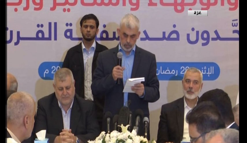 السنوار: فرزندان ملت فلسطین آینده این کشور را خواهند ساخت/ معامله قرن شکست خواهد خورد