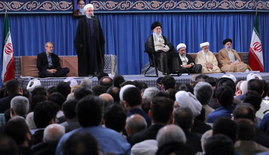 سخنان و تغییر لحن دشمنان در اراده ملت و مسئولان ایران تأثیری ندارد/ صبر راهبردی ملت و نظام باعث شد که نقشه‌های شوم آمریکا در خروج از برجام از بین برود