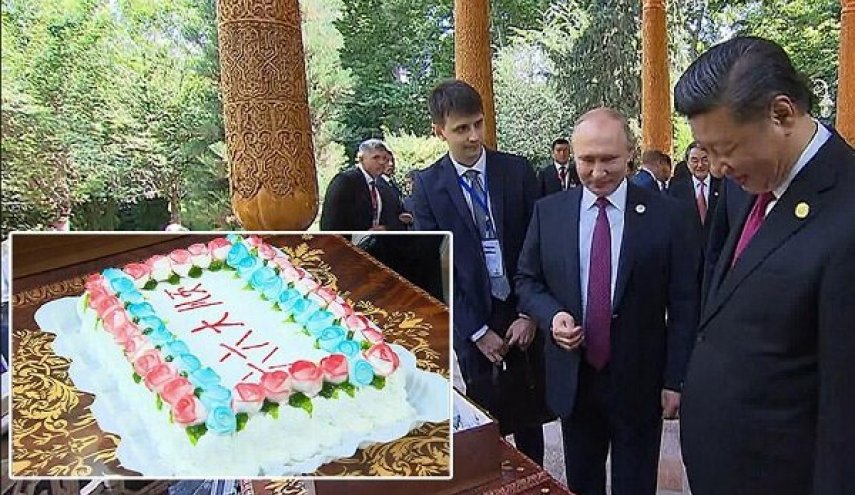 جشن تولد پوتین برای جینپینگ در «دوشنبه»