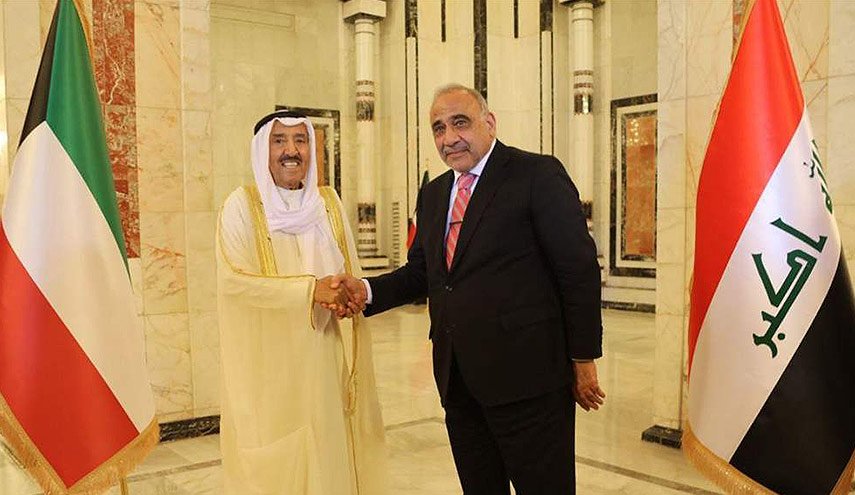 دیدار نخست‌وزیر عراق و امیر کویت در بغداد
