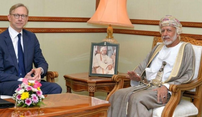 دیدار برایان هوک با وزیر خارجه عمان در مسقط
