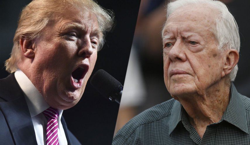 واکنش ترامپ به سخنان کارتر؛ او رئیس جمهور وحشتناکی بود
