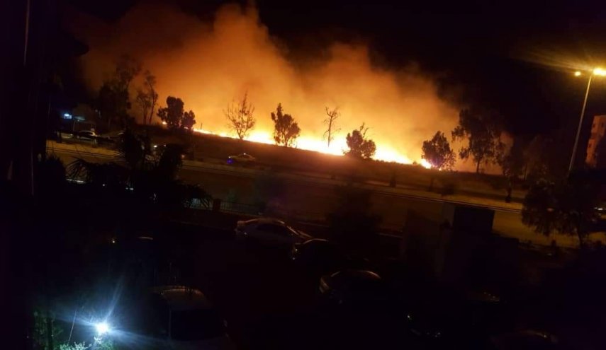 بالتفاصيل.. وفاة شخص وإصابة 2 اثر حريق ضخم في دمشق