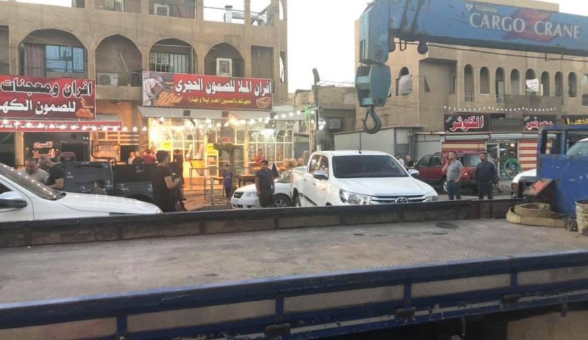شاهد بالصور.. القوات الامنية تضبط سيارة مفخخة شرقي بغداد