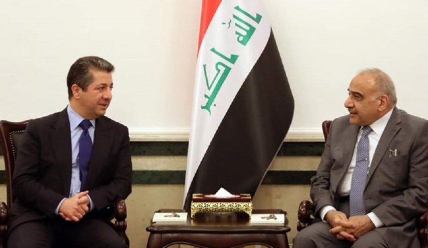 بارزانی در دیدار با عبدالمهدی: آماده حل تمامی مشکلات باقی‌مانده هستیم
