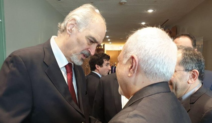 گفت‌وگوی نماینده سوریه در سازمان ملل با ظریف