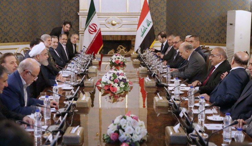 بغداد: کاهش تنش در منطقه، موضوع گفت‌وگوهای عبدالمهدی با روحانی