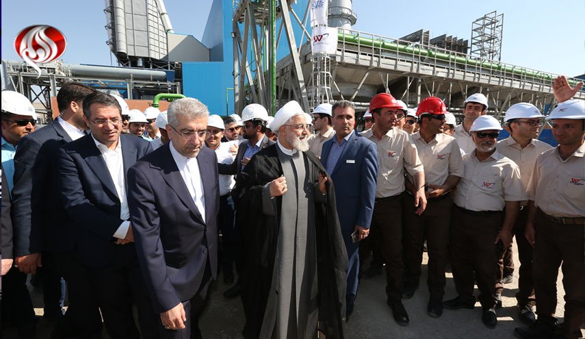 فاز نخست نیروگاه سیکل ترکیبی هریس با حضور رئیس جمهور افتتاح شد