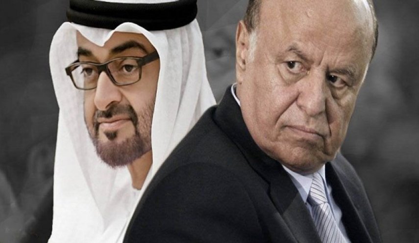 افزایش اختلافات بین امارات و دولت مستعفی یمن
