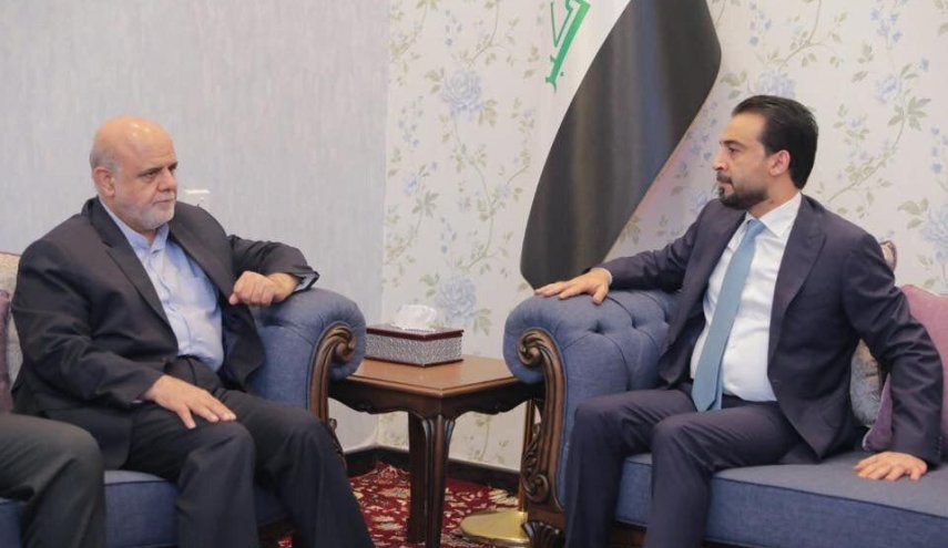 السفير الايراني يناقش مع الحلبوسي زيارة لاريجاني الى العراق 