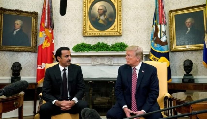 گفت‌وگوی امیر قطر و ترامپ درباره تحولات منطقه