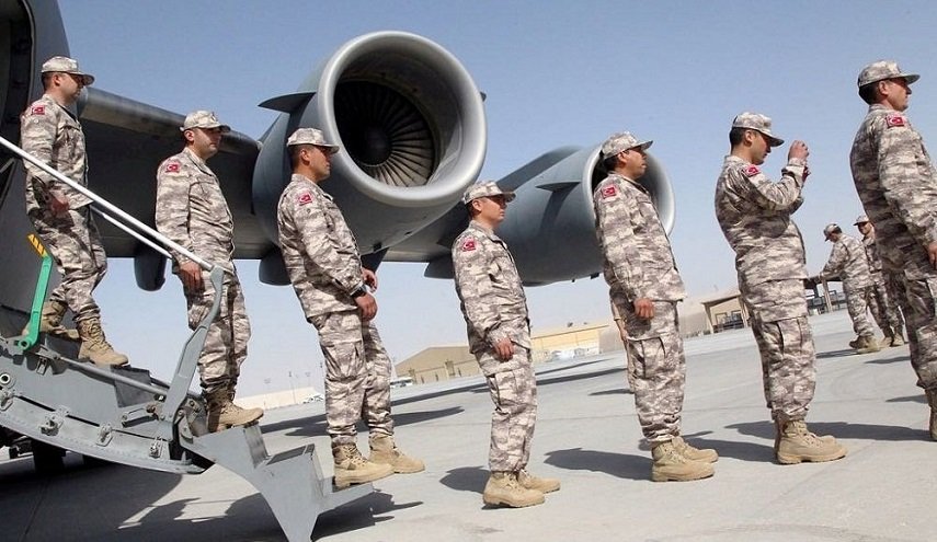 صورة من داخل القاعدة العسكرية التركية الجديدة في الدوحة 