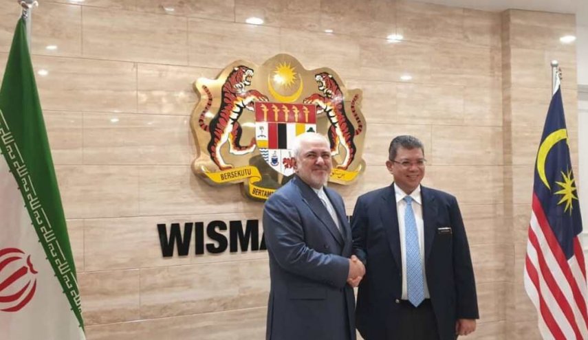 ظریف با وزیر خارجه مالزی دیدار کرد