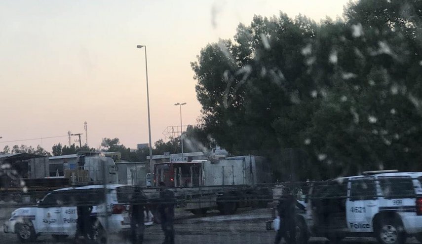 النظام البحريني يتعدى على المظاهر العاشورائية في أبو صيبع