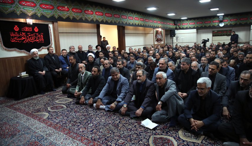 مراسم عزاداری حضرت اباعبدالله الحسین (ع) با حضور روحانی