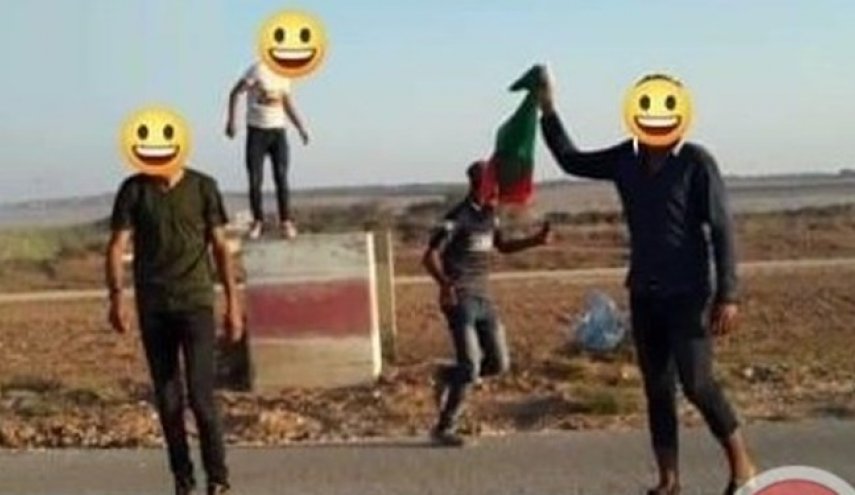 رودست جوانان فلسطینی به نظامیان صهیونیستی در مرز غزه