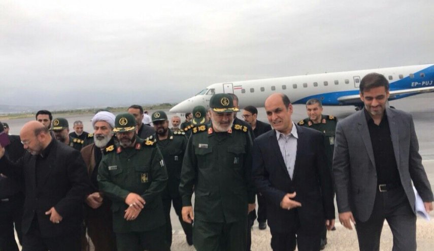 فرمانده کل سپاه پاسداران وارد گلستان شد