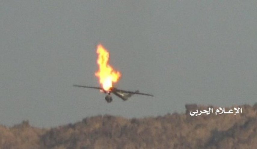 پهپاد جاسوسی ائتلاف سعودی در 'تعز' یمن سرنگون شد