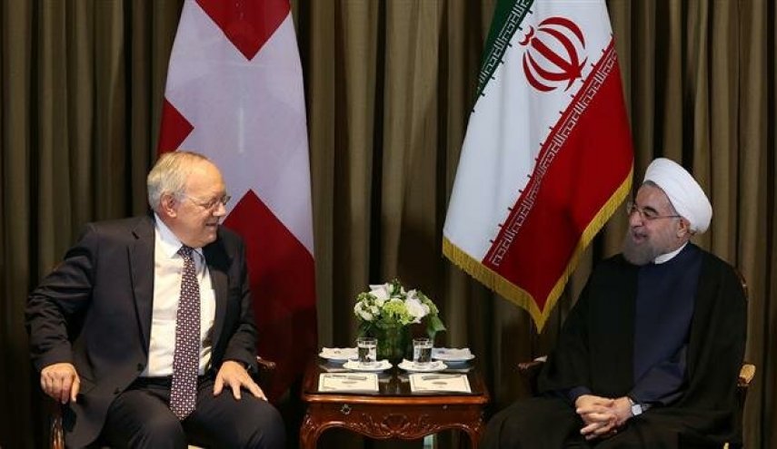 رئیس‌جمهور سوئیس با روحانی دیدار و گفت‌وگو کرد
