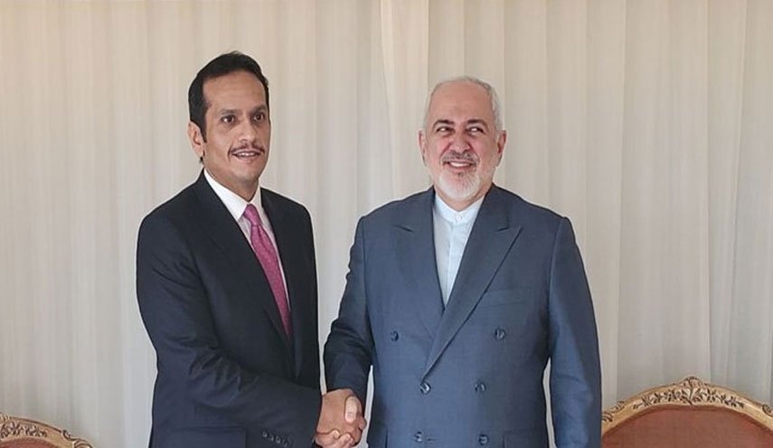 گفتگوی ظریف و همتای قطری در نیویورک