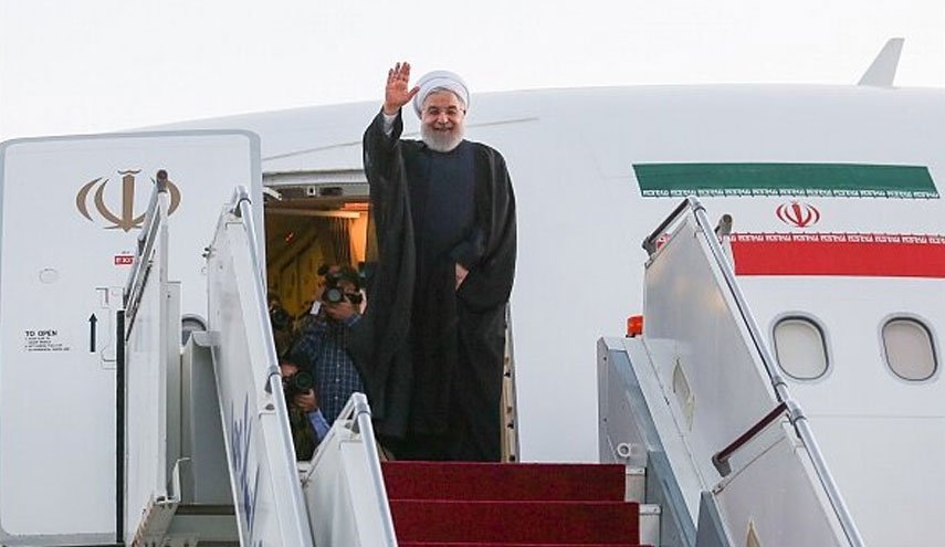 رئیس جمهوری رهسپار ارمنستان شد