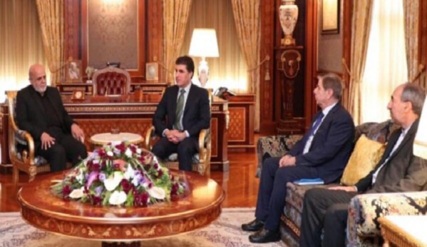 دیدار سفیر ایران در عراق با «نچیروان بارزانی»
